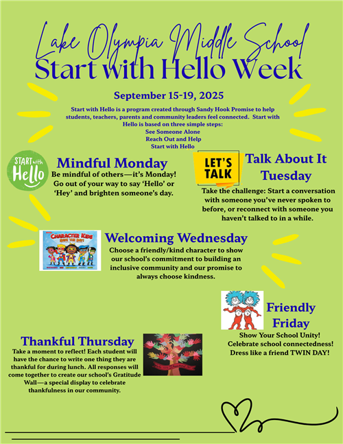  Start with Hello Week 